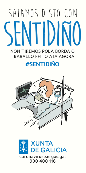 Colegio Oficial de Farmacéuticos de A Coruña Adhesión a la campaña "Saiamos  disto con sentidiño"